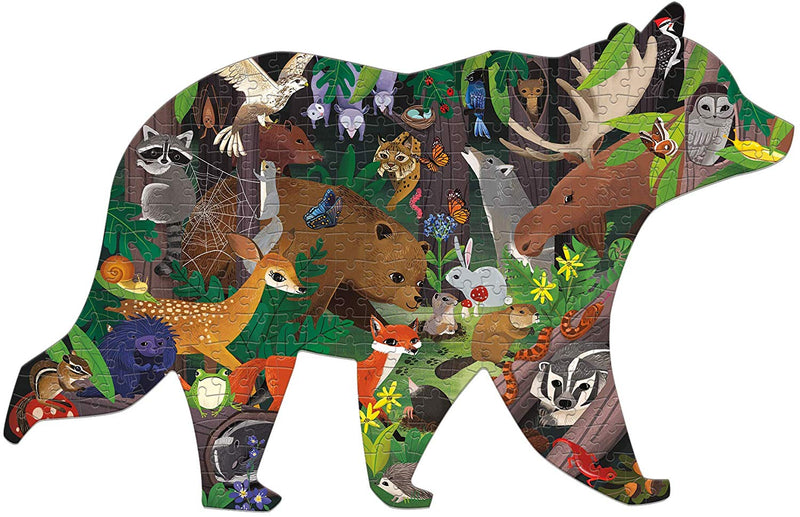 Mudpuppy | Woodland Forest 300 Piece Shaped Scene Puzzle