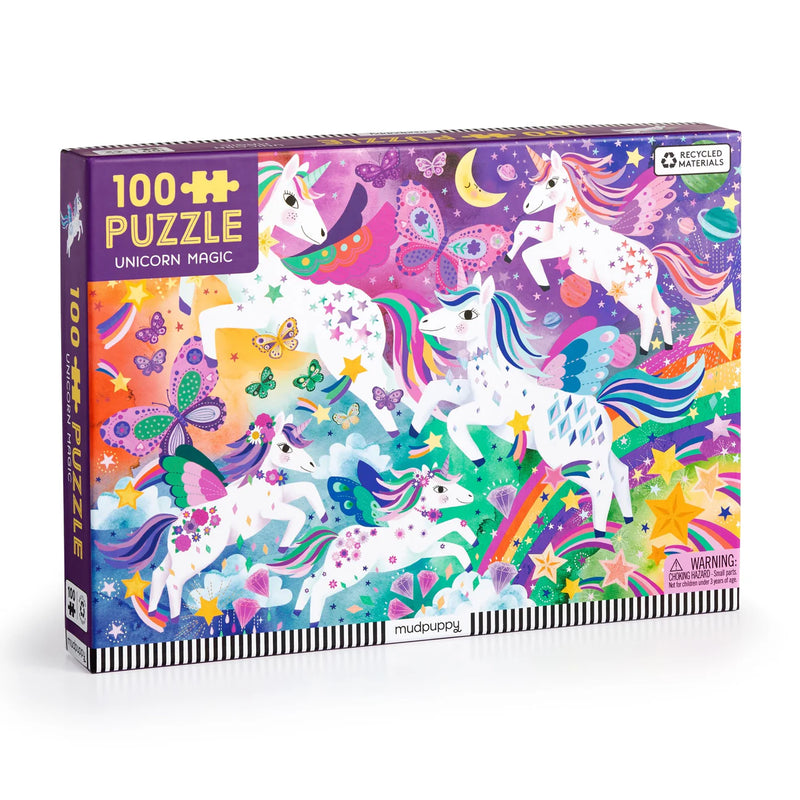 Mudpuppy | Unicorn Magic 100 Piece Puzzle