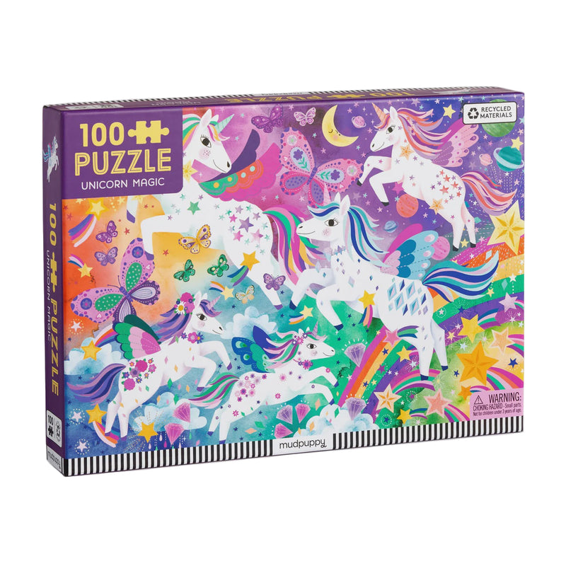 Mudpuppy | Unicorn Magic 100 Piece Puzzle
