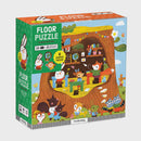 Mudpuppy | Forest School 25 Piece Floor Puzzle with Shaped Pieces