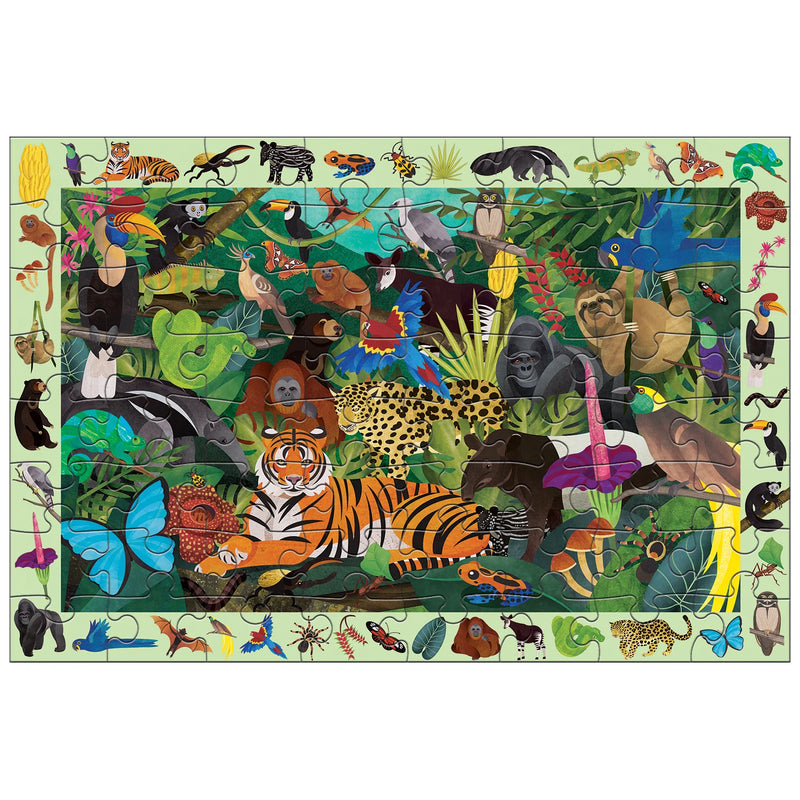 Mudpuppy | Search & Find - Rainforest 64 Piece Puzzle