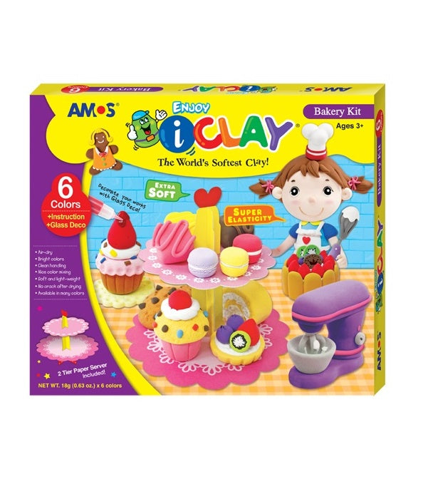 i-Clay Bakery Kit Modelling Clay Pack of 6