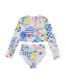 Minihaha | Camille Print LS 2-piece Swim Set 8-14yrs