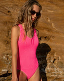 Minihaha | Coco Fluro Pink Swimsuit 7-14yrs