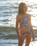 Minihaha Swim | Coco Print L/S 3 piece Swim Set 8-14yrs