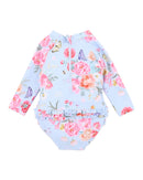 Bébé | Bianca Blue Ls Sunsuit - Bianca Blue