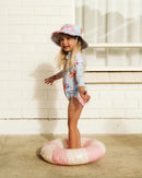 Bébé | Bianca Blue Ls Sunsuit - Bianca Blue