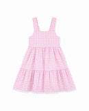 Bébé | Pink Gingham Sundress 3-10y - Pink Gingham