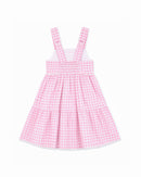 Bébé | Pink Gingham Sundress 3-10y - Pink Gingham