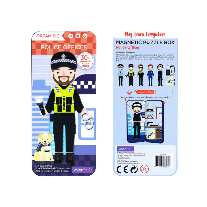 MierEdu | Travel Magnetic Box Police Officer