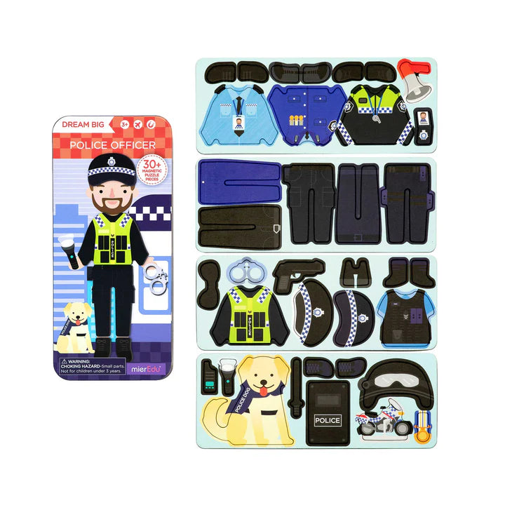 MierEdu | Travel Magnetic Box Police Officer