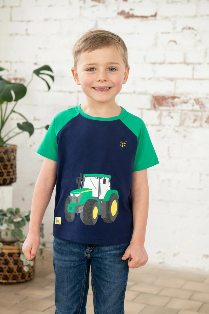 Lighthouse Mason T-shirt -  Pea Green Tractor