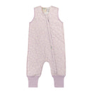 Woolbabe Duvet Sleeping Suit - Mauve Manuka - 1 year