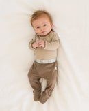 Babu | Merino Footed Leggings-Walnut