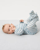 Babu |  Merino Footed Onesie - Gum Drop Stripe RRP $64.99