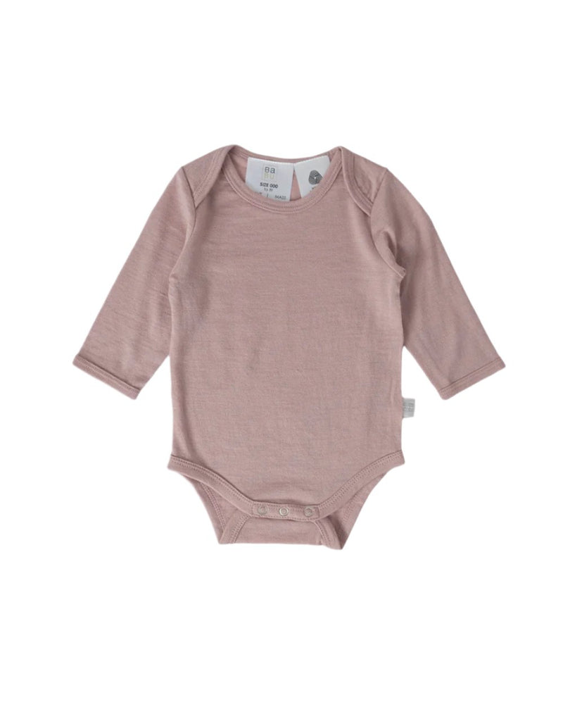 Babu Merino Bodysuit - Mauve