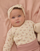 Quincy Mae | Side Snap Bodysuit- Flower Field