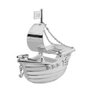 Money Box: Pirate Ship (Silver Plated)