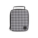 MontiiCo Insulated Lunch Bag - Black Gingham