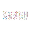 Avenir Nail Stickers And Tattoos Unicorn Pink