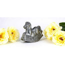 Pewter Plate Rocking Horse Money Bank