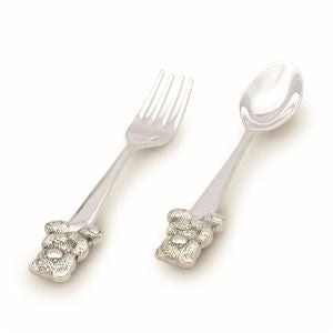 Silver Plate Spoon And Fork Cutlery Set