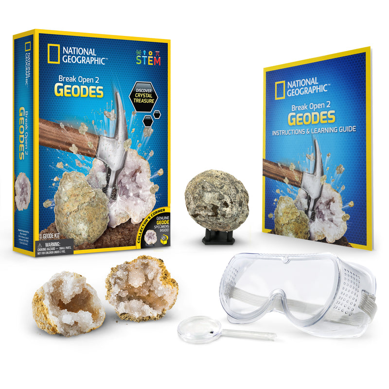 National Geographic | Break Open 2 Real Geodes