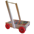 Wooden Walker Wagon with Blocks