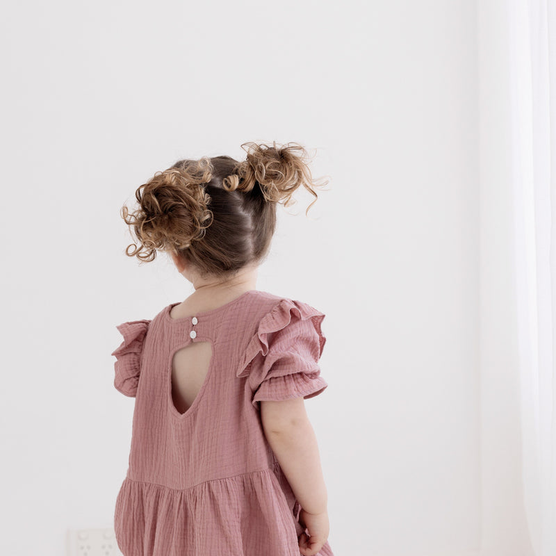 Aster & Oak - Rosette Muslin Dress