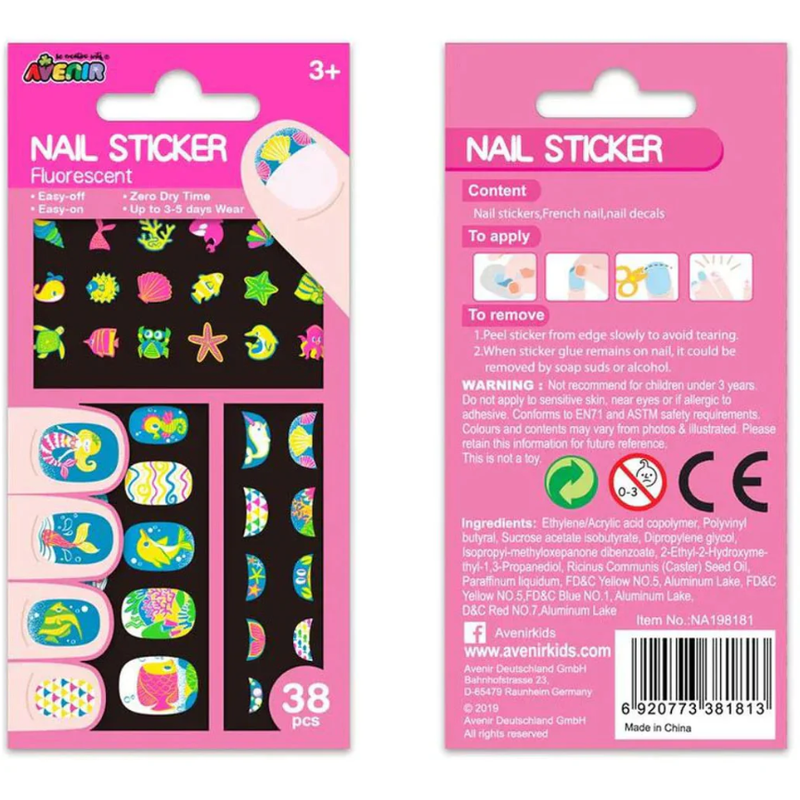 Avenir | Nail Stickers - Flourescent