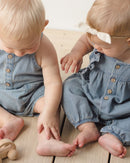 Quincy Mae | Nova Romper - Chambray