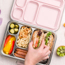 Nestling Stainless Steel  Bento Box - Dusty Pink