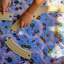 Nestling Medium Waterproof Quilted Play Mat - Assorted