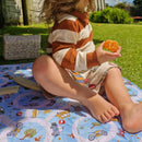 Nestling Medium Waterproof Quilted Play Mat - Assorted