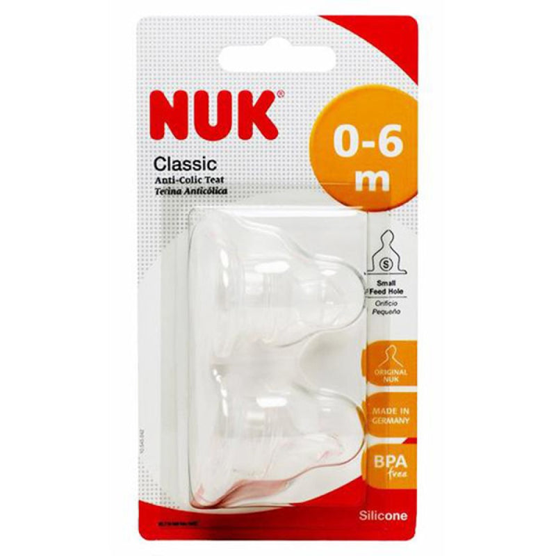 Nuk | Classic Silicone Teats - Asstd