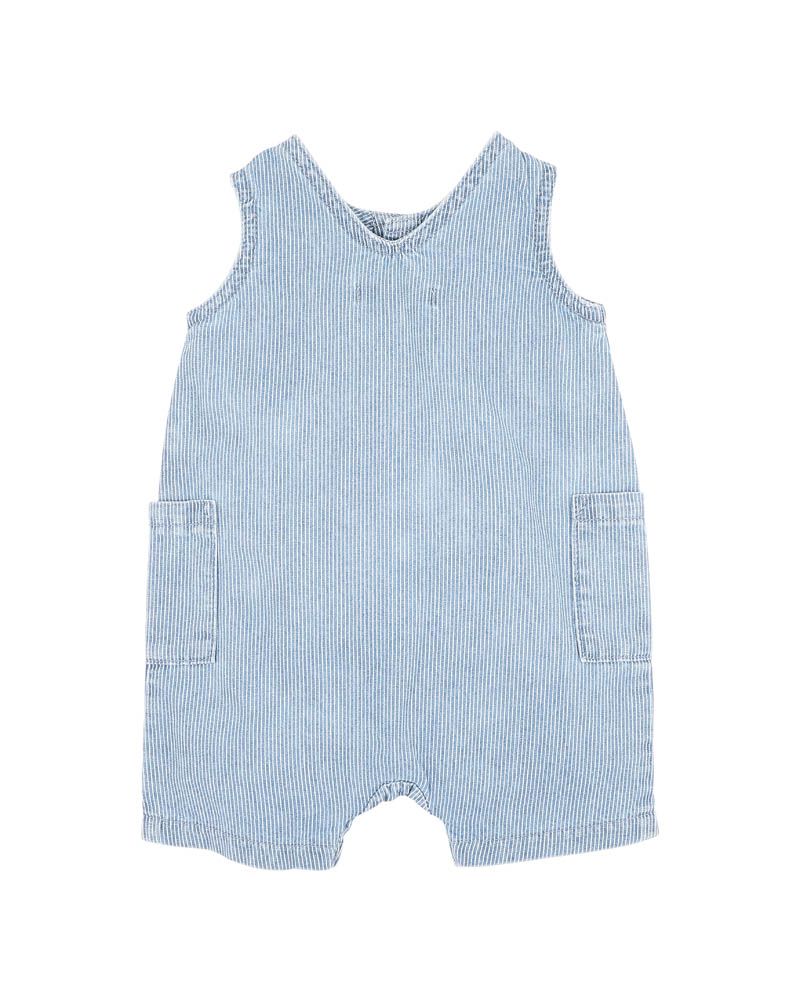 Bébé Baby | Clayton Stripe Denim Romper