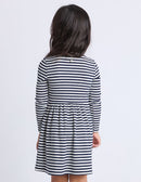 Alexis Rib Dress | Navy | Eve Girl