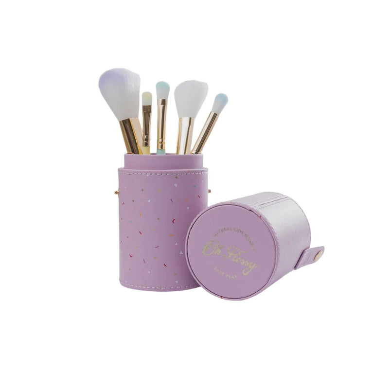 Oh Flossy | Rainbow Make Up Brush Kit - 5 Piece