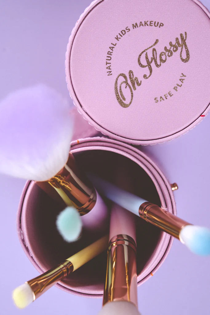 Oh Flossy | Rainbow Make Up Brush Kit - 5 Piece