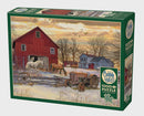 Winter on the Farm, 1000pc Puzzle, Compact