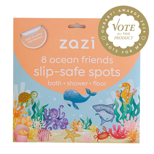 Zazi | Slip-Safe Bath Spots - Ocean Friends