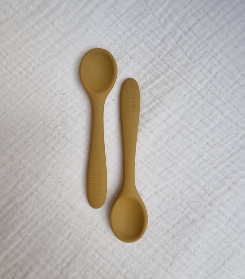 Classical Child | Silicone Spoon 2pk - Assorted