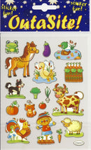 TAS Outasite On the Farm Stickers