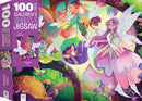 100-Piece Children's Sparkly Jigsaw: Fairy Garden