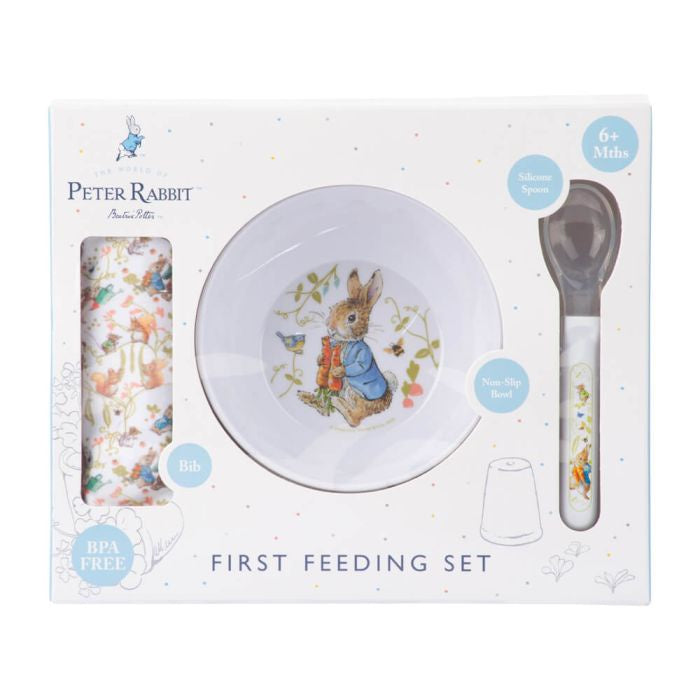 3Pce Peter Rabbit First Feeding Set