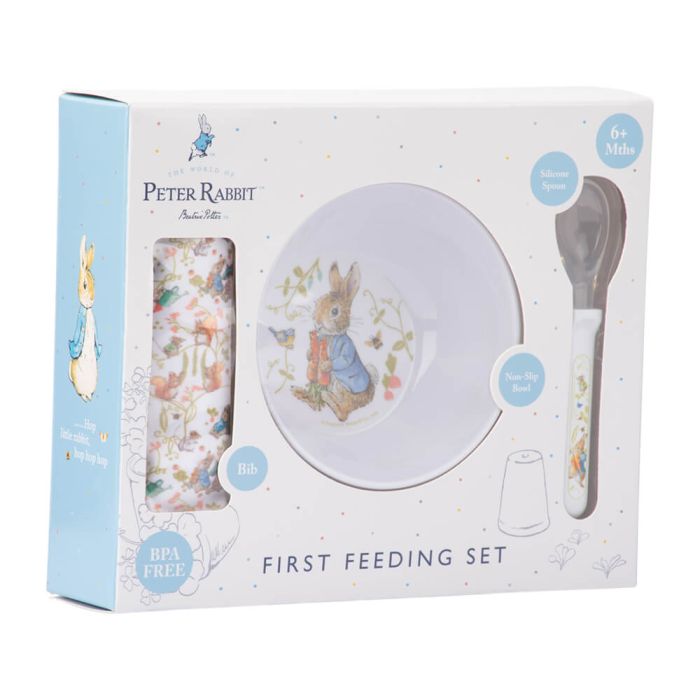 3Pce Peter Rabbit First Feeding Set