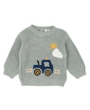 Bebe Hunter Farm Tractor Knitted Baby Jumper