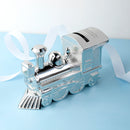 Train Money Box - Silver