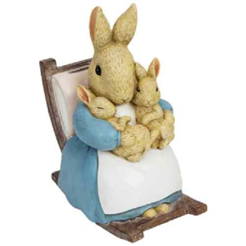 Peter Rabbit Money Box – Mrs Rabbit Figure ** damaged box**