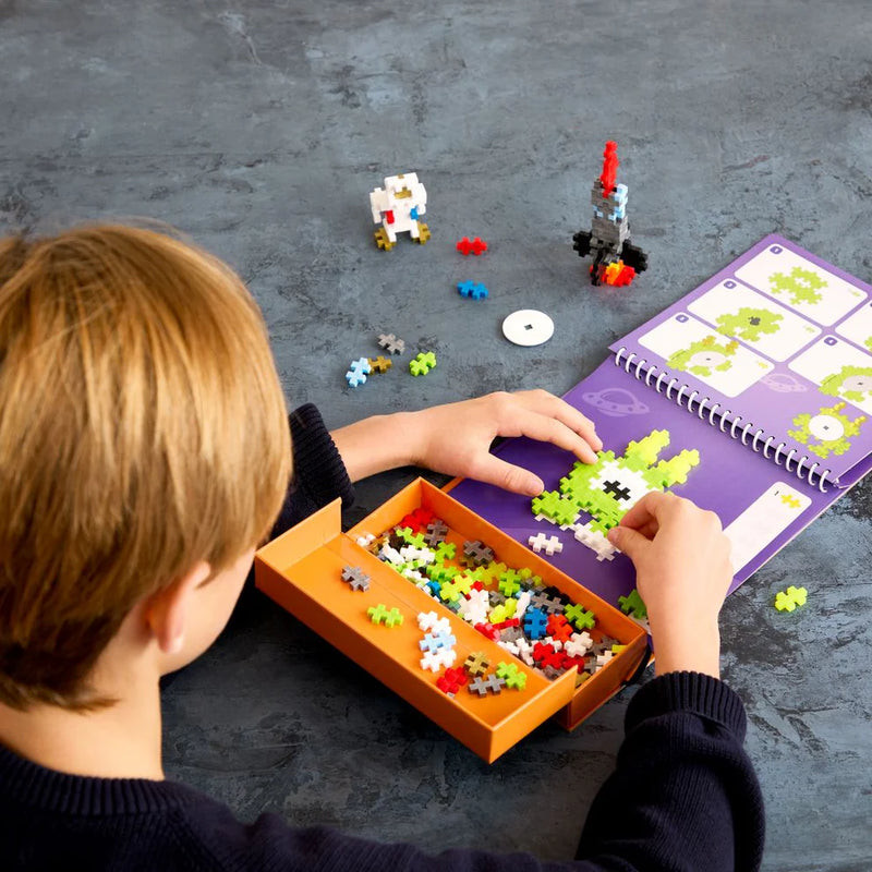 Plus-Plus - Activity Pad - Puzzle by Number - Space